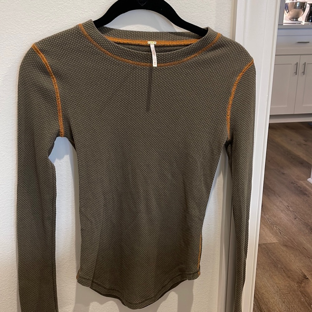 Free People zip it cuff thermal